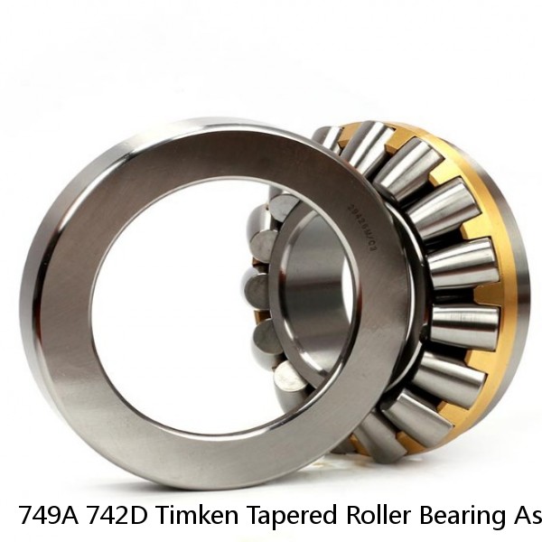 749A 742D Timken Tapered Roller Bearing Assembly