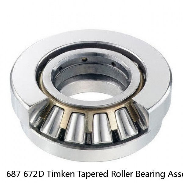 687 672D Timken Tapered Roller Bearing Assembly