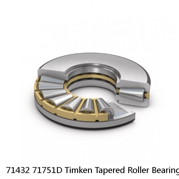 71432 71751D Timken Tapered Roller Bearing Assembly
