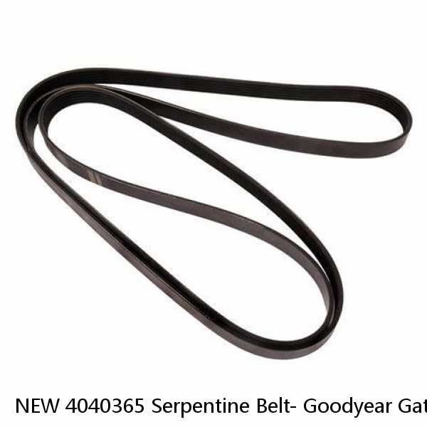 NEW 4040365 Serpentine Belt- Goodyear Gatorback The Quiet Belt