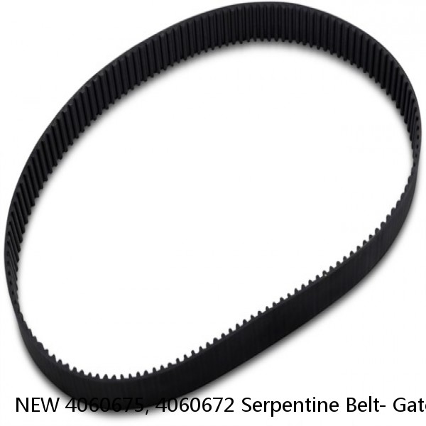 NEW 4060675, 4060672 Serpentine Belt- Gatorback The Quiet Belt