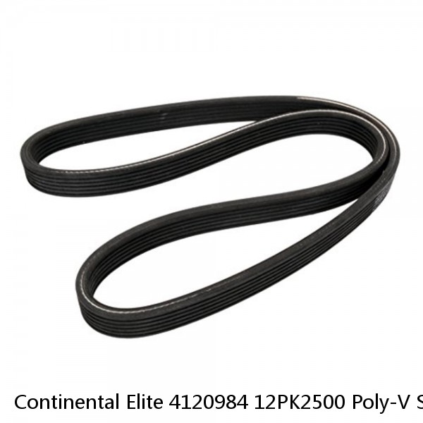Continental Elite 4120984 12PK2500 Poly-V Serpentine Fan Drive Belt C15 L6 06-08