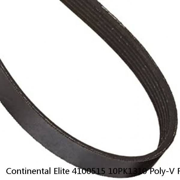 Continental Elite 4100515 10PK1310 Poly-V Fan Belt with Quiet Channel Technology
