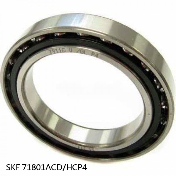 71801ACD/HCP4 SKF Super Precision,Super Precision Bearings,Super Precision Angular Contact,71800 Series,25 Degree Contact Angle