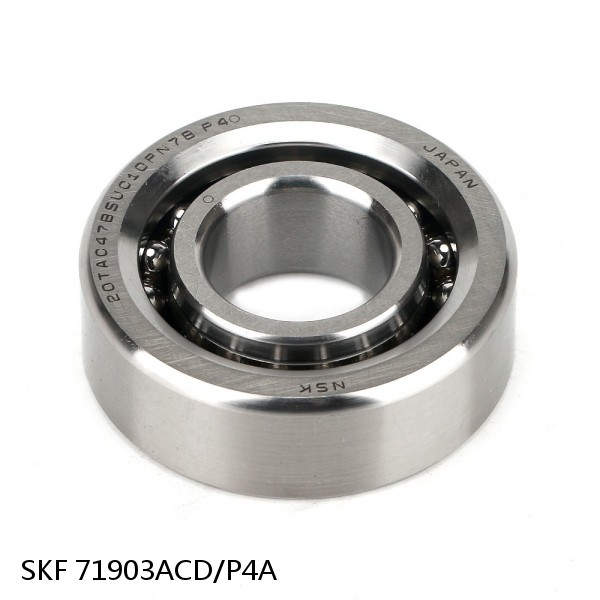 71903ACD/P4A SKF Super Precision,Super Precision Bearings,Super Precision Angular Contact,71900 Series,25 Degree Contact Angle